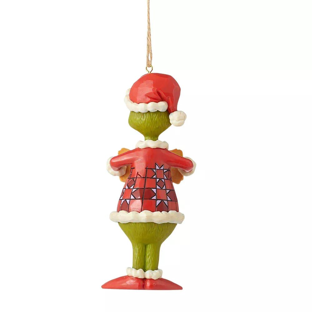 Jim Shore Dr. Seuss The Grinch Stink Stank Stunk Hanging Ornament, 5"