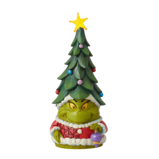 Jim Shore Grinch Gnome with Tree Hat Figurine
