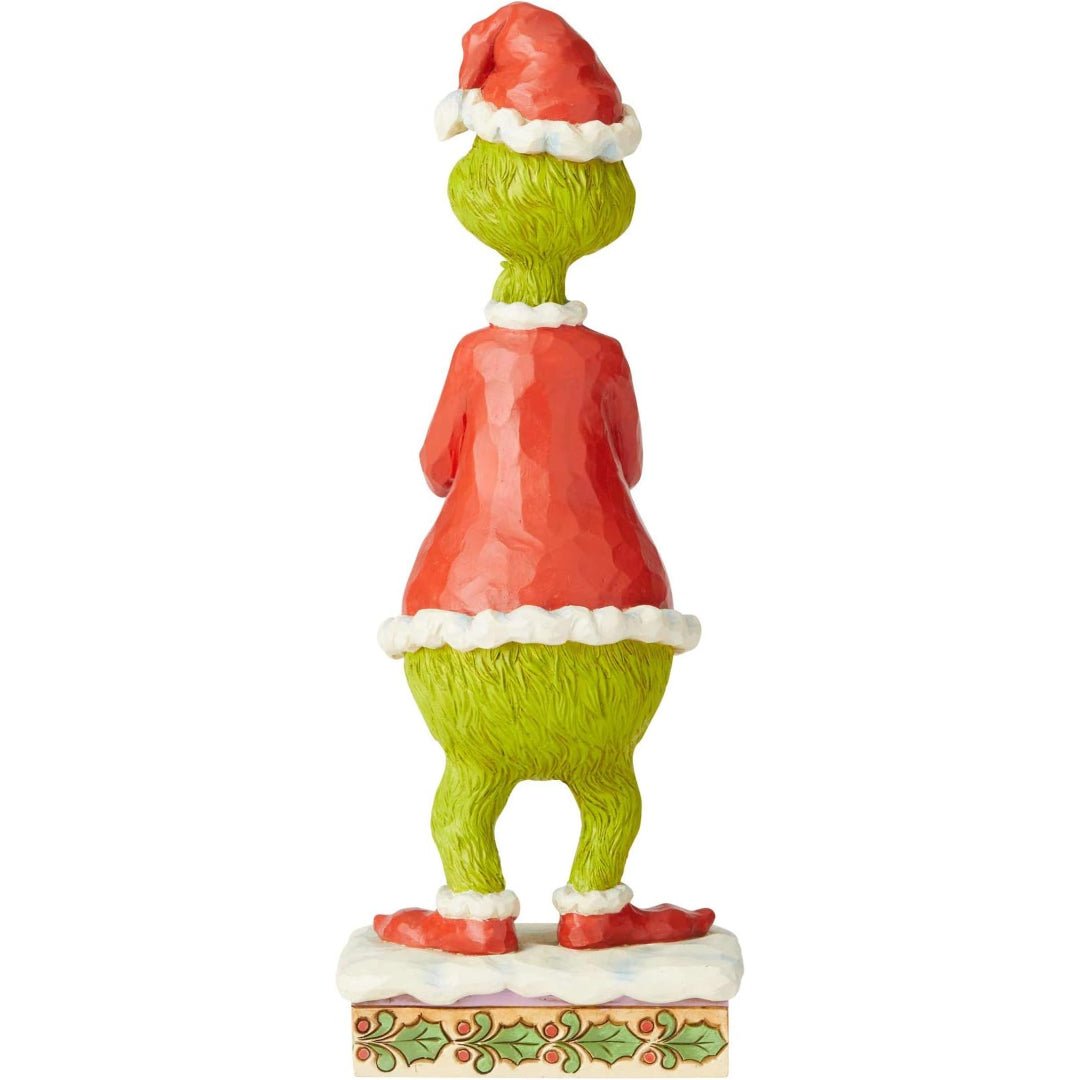 Jim Shore Grinch with Clasped Hands Figurine, 10.35"
