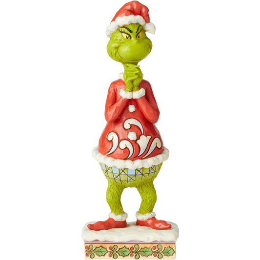 Jim Shore Grinch with Clasped Hands Figurine, 10.35"