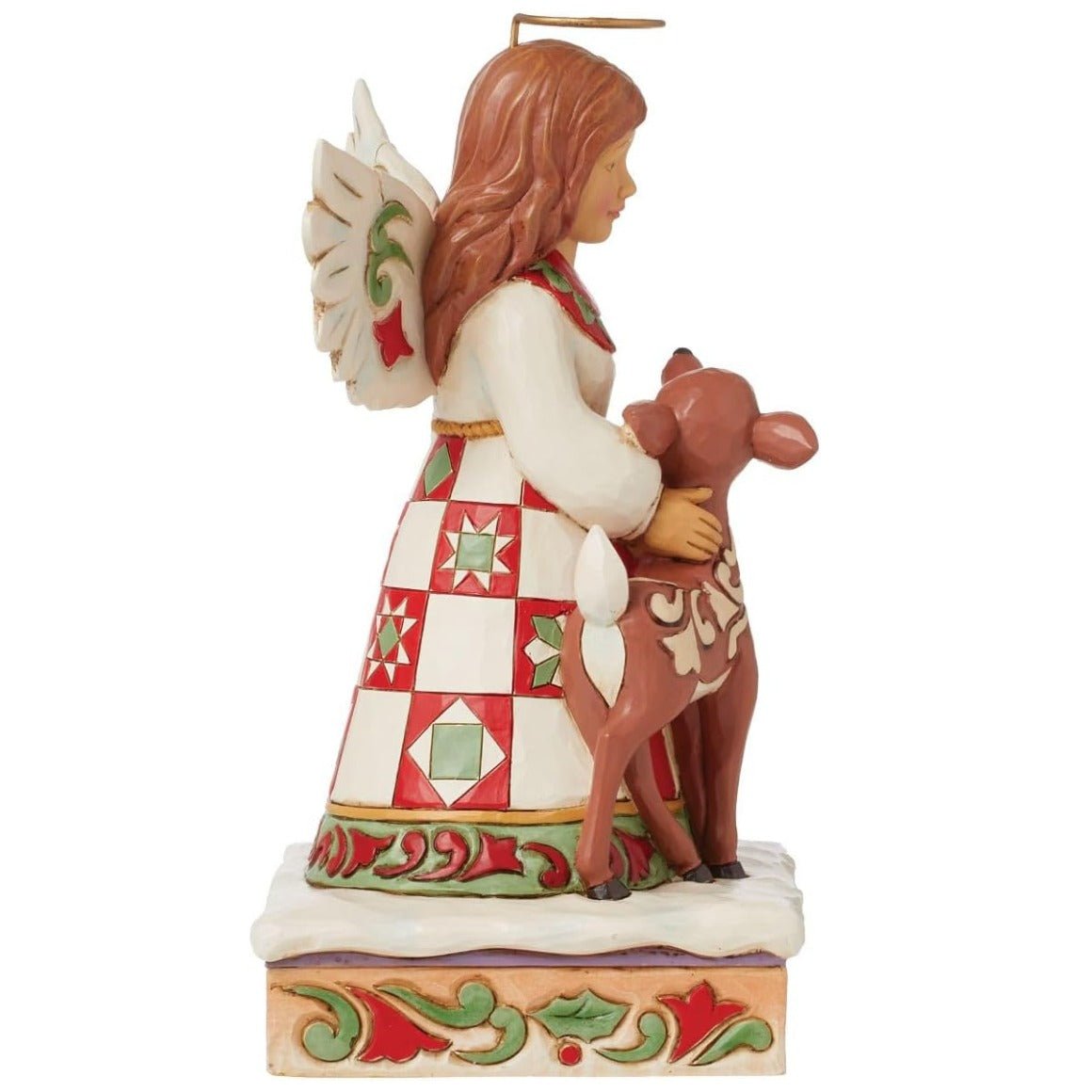 Jim Shore Heartwood Creek Angel with Deer Figurine