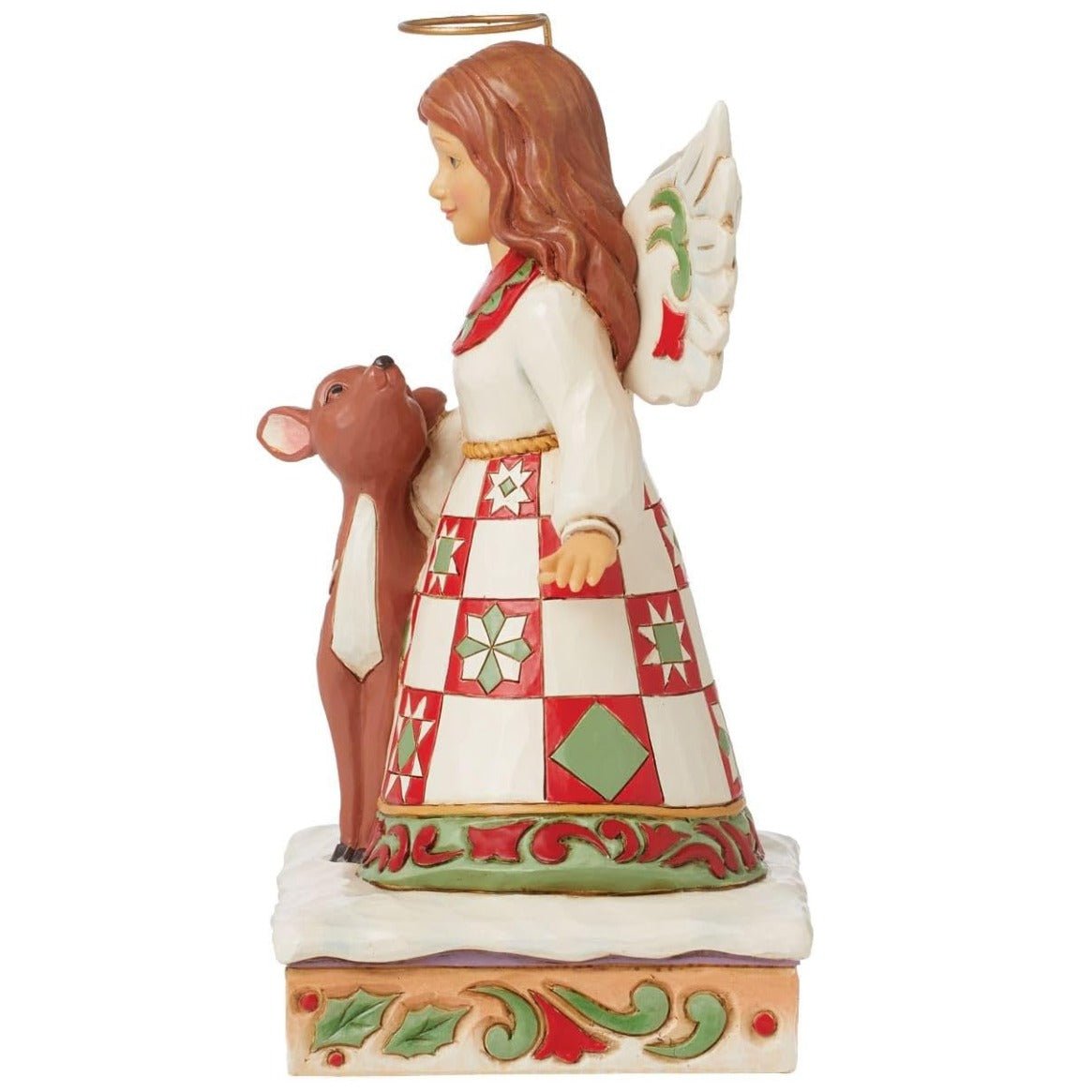 Jim Shore Heartwood Creek Angel with Deer Figurine