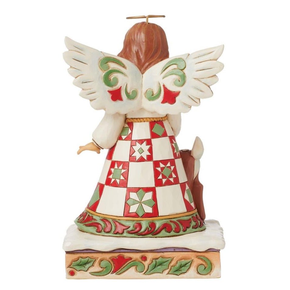 Jim Shore Heartwood Creek Angel with Deer Figurine