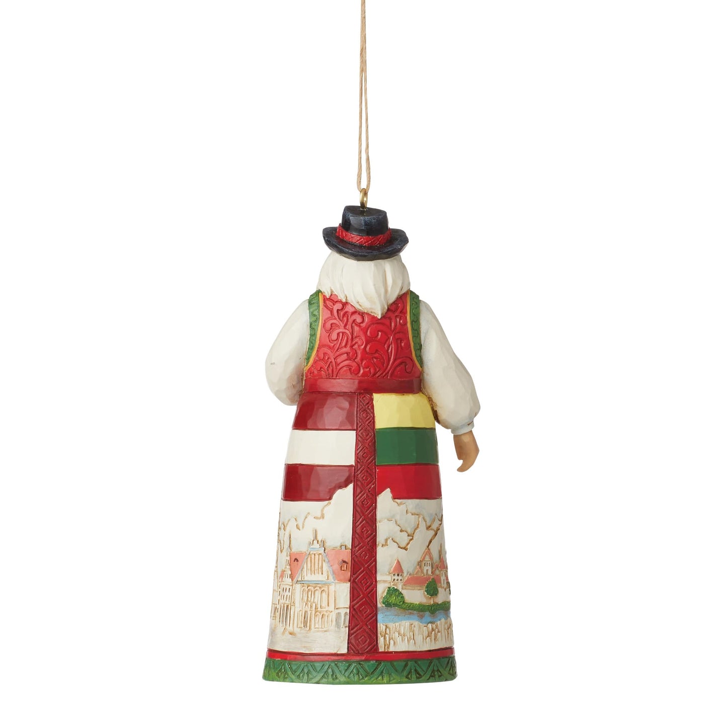 Jim Shore Heartwood Creek Baltic Santa Hanging Ornament, 4.5 Inch