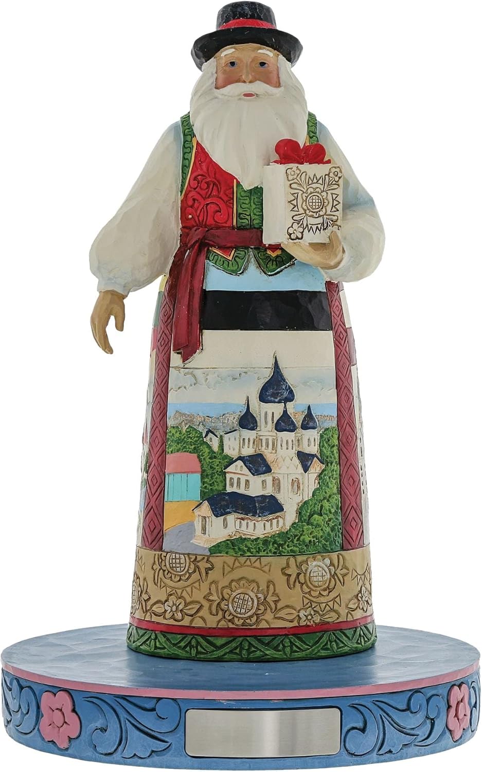 Jim Shore Heartwood Creek Christmas Around The World Baltic Santa Figurine, 7"