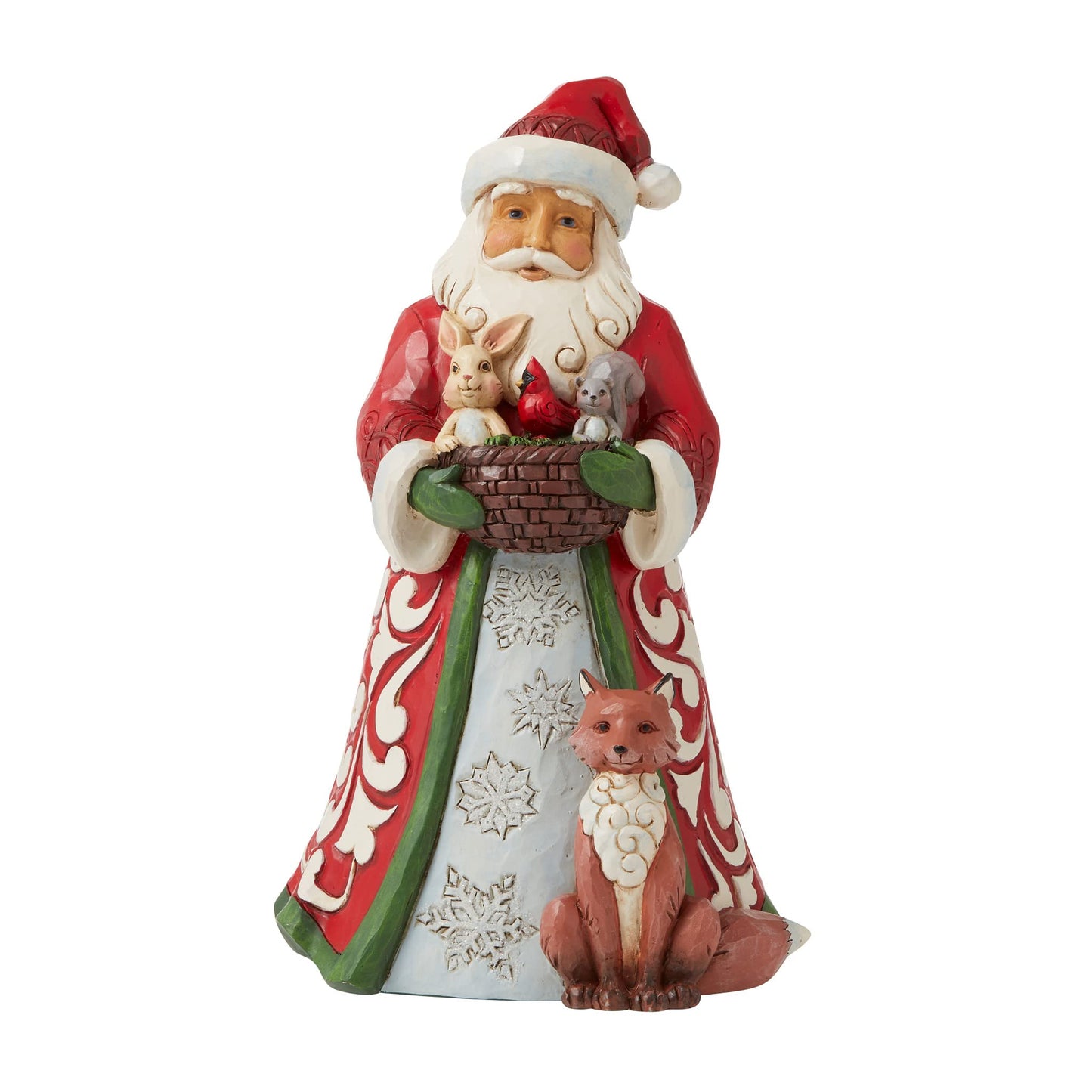 Jim Shore Heartwood Creek "Christmas Spirit Worth Sharing" Santa Figurine, 7.25"