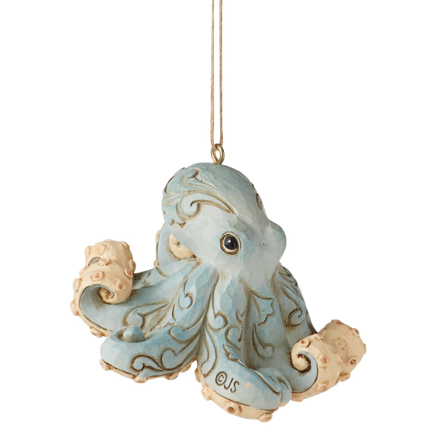 Jim Shore Heartwood Creek Coastal Octupus Hanging Ornament, 1.81 Inch