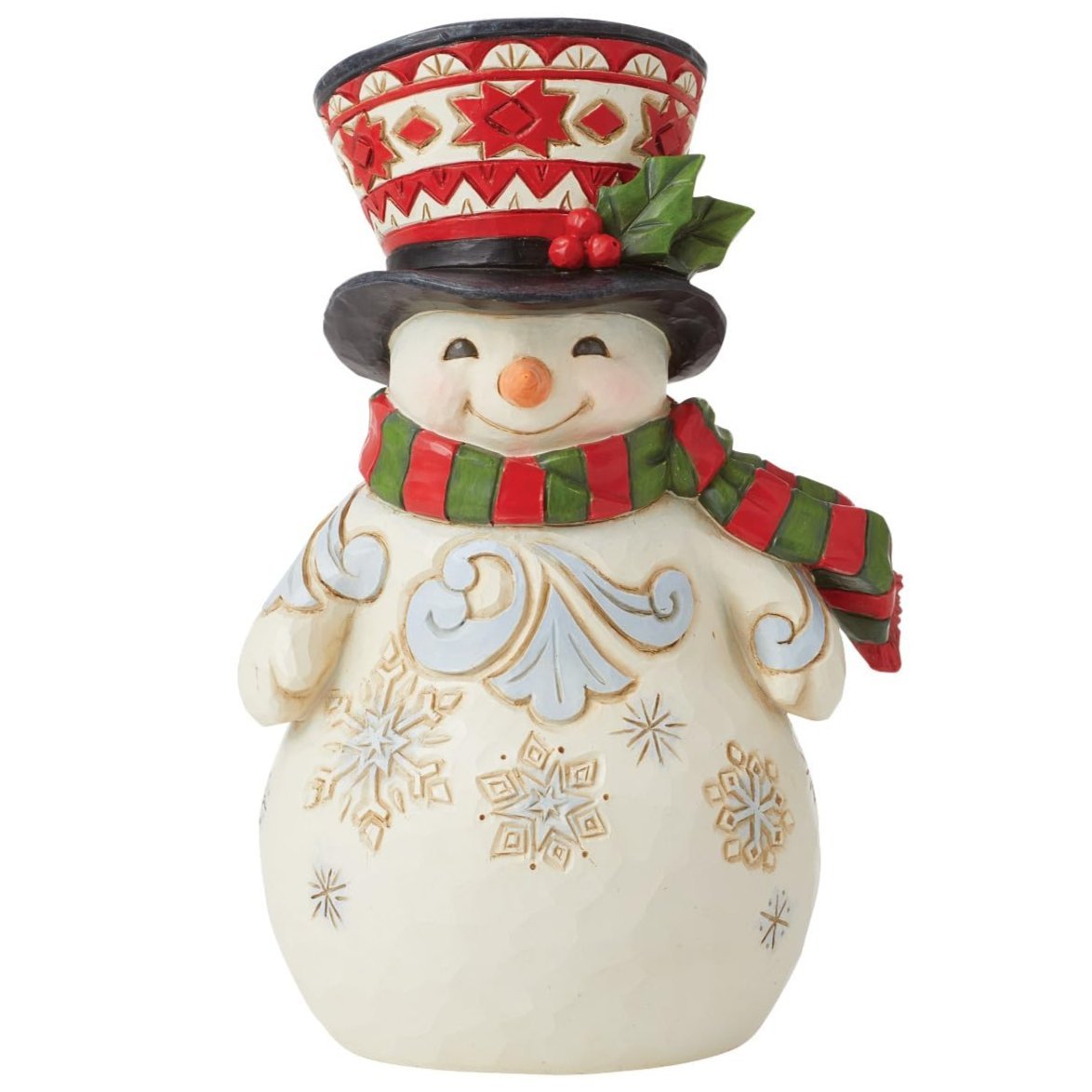 Jim Shore Heartwood Creek "Fun and Frosty" Pint - Sized Figurine, 5.1"