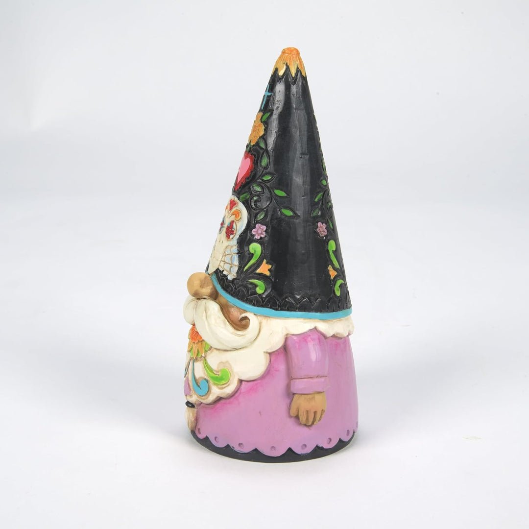 Jim Shore Heartwood Creek Halloween Day of The Dead Gnome Figurine, 6.1"