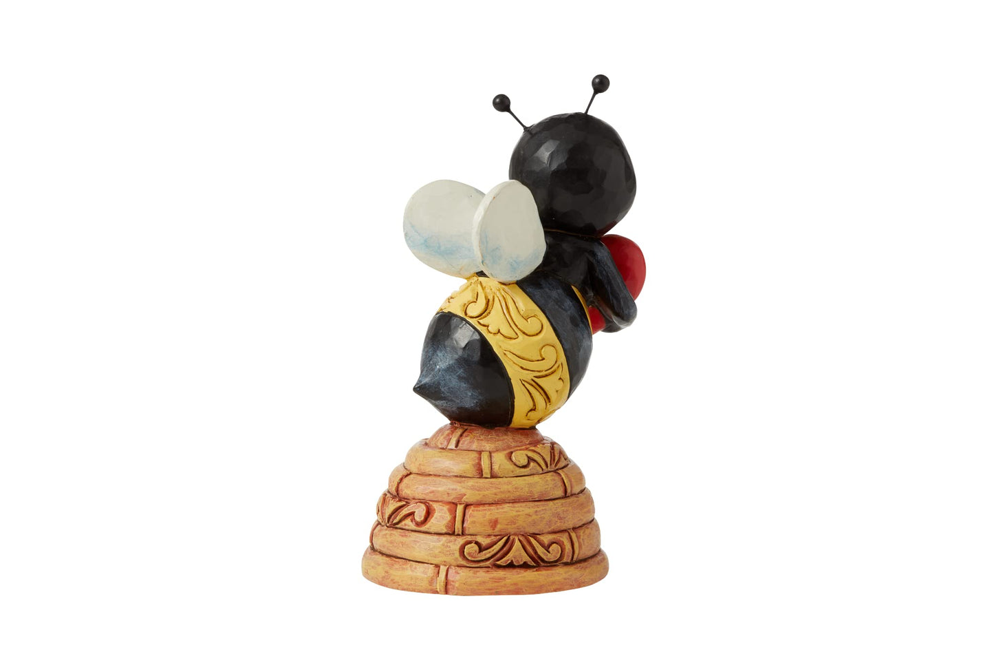 Jim Shore Heartwood Creek Honey Bee with Heart Miniature Figurine, 3.39 Inch