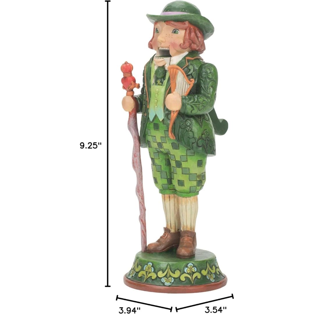 Jim Shore Heartwood Creek Irish Nutcracker Figurine, 9.25"