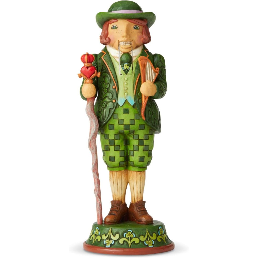 Jim Shore Heartwood Creek Irish Nutcracker Figurine, 9.25"