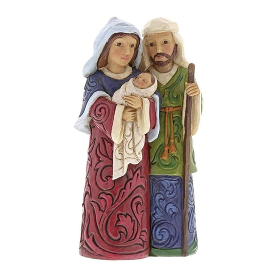Jim Shore Heartwood Creek Mini Holy Family Figurine, 4.375"