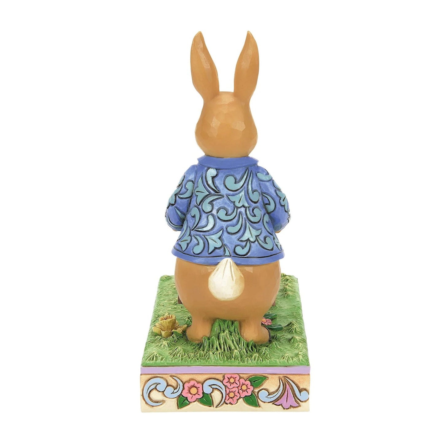 Jim Shore Heartwood Creek Peter Rabbit with Wheelbarrow Figurine, 6.3"