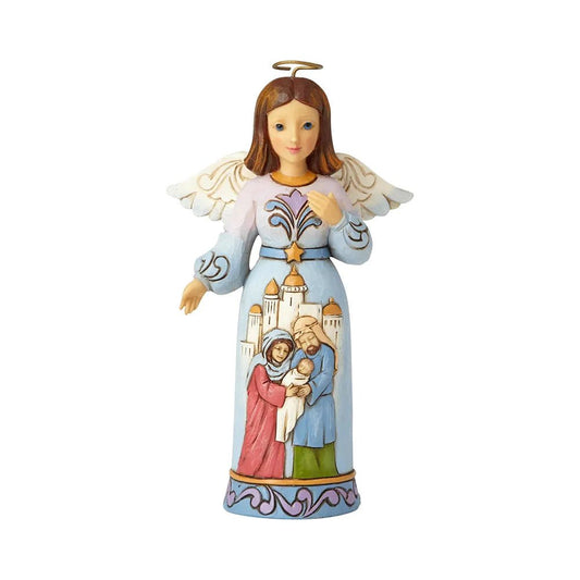 Jim Shore Heartwood Creek Pint Size Nativity Angel Figurine, 5.5"