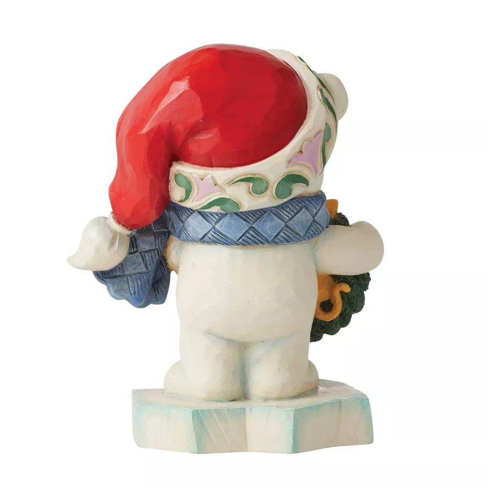 Jim Shore Heartwood Creek Polar Bear 'Bearing Christmas Surprises' Figurine, 5.28 Inch