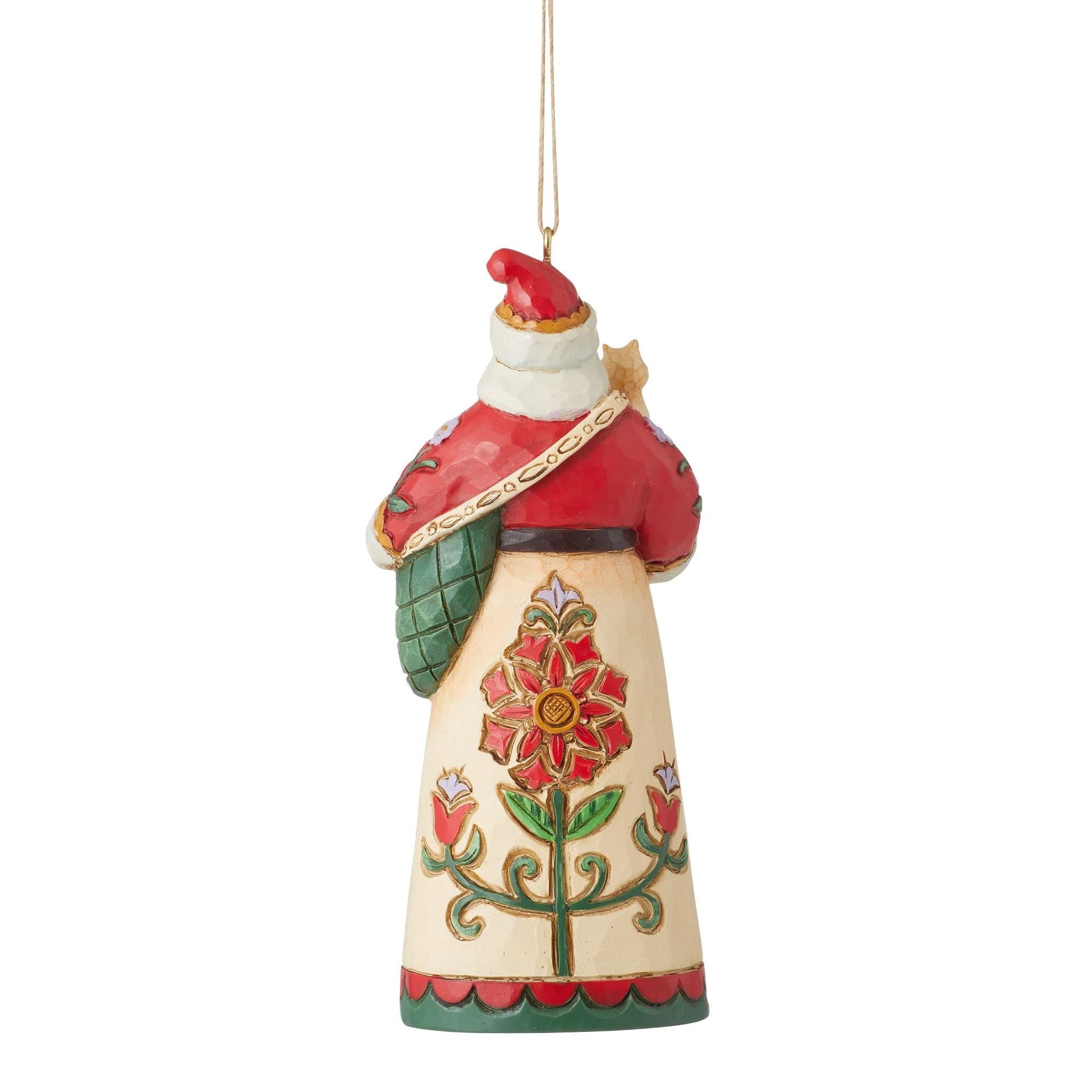 Jim Shore Heartwood Creek Santa Kittens Hanging Ornament, 4.53 Inch