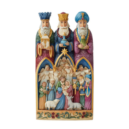 Jim Shore Heartwood Creek Three Kings Diorama Figurine, 9.65"