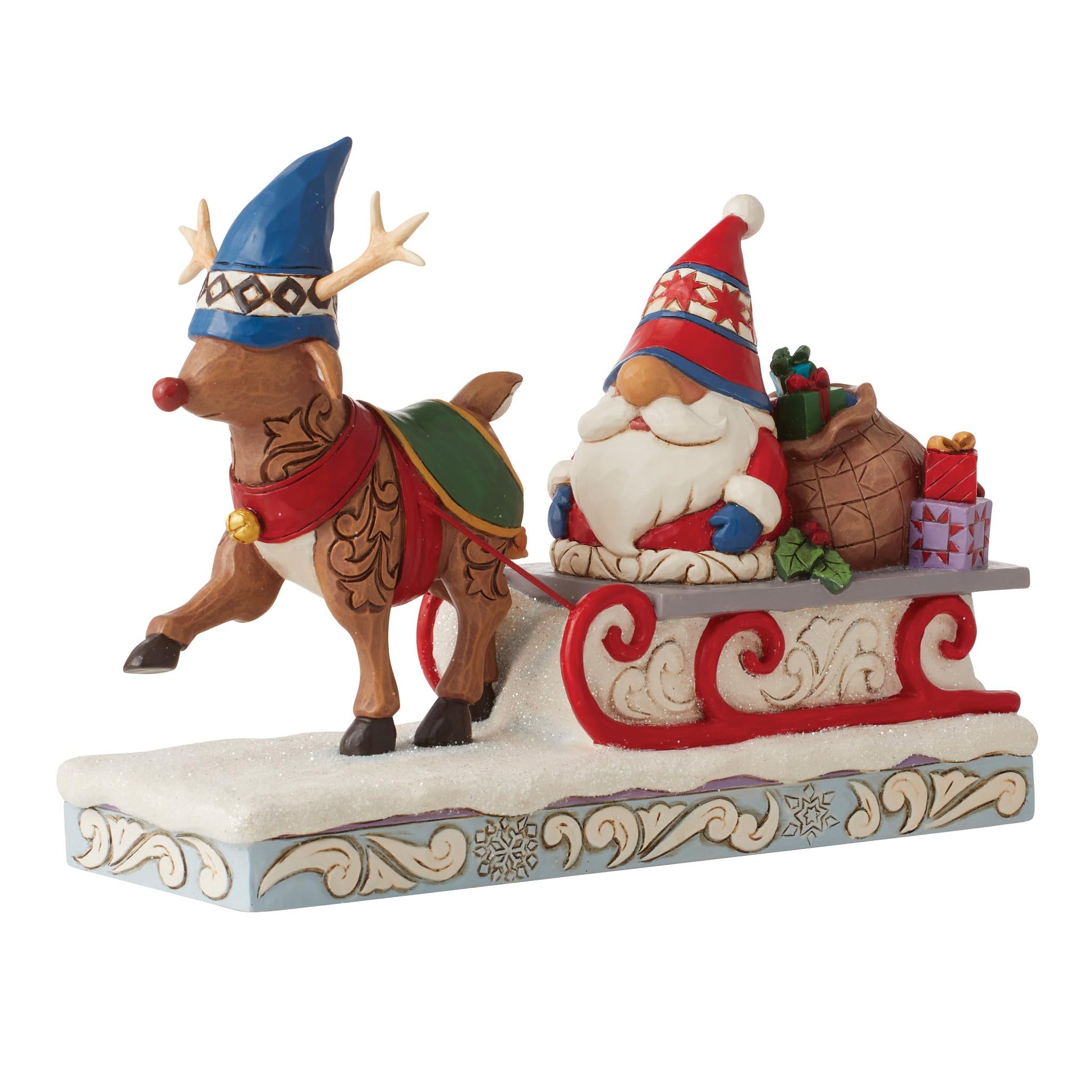 Jim Shore Heartwood Creek "Traveling Toward Christmas" Figurine, 8.5"