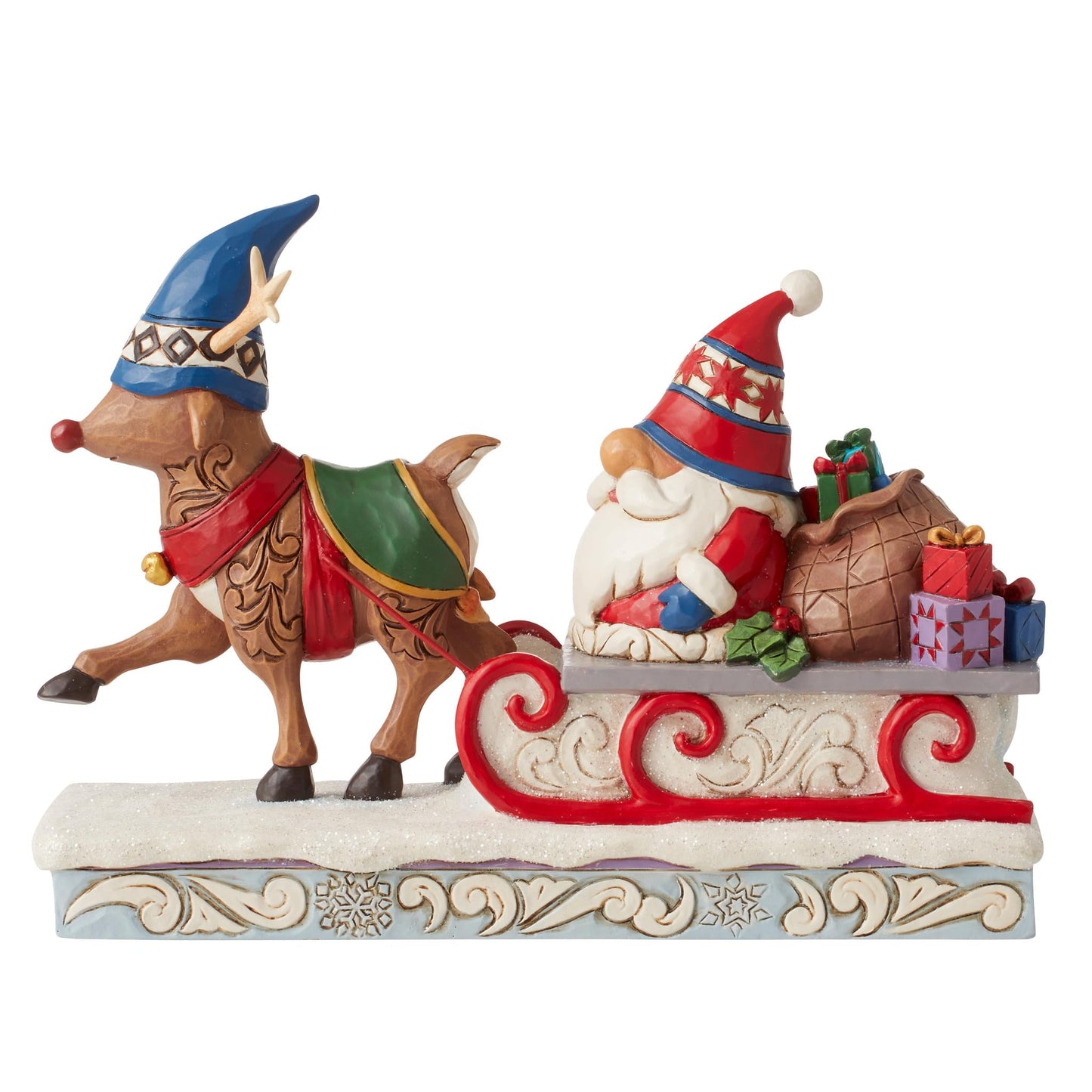 Jim Shore Heartwood Creek "Traveling Toward Christmas" Figurine, 8.5"