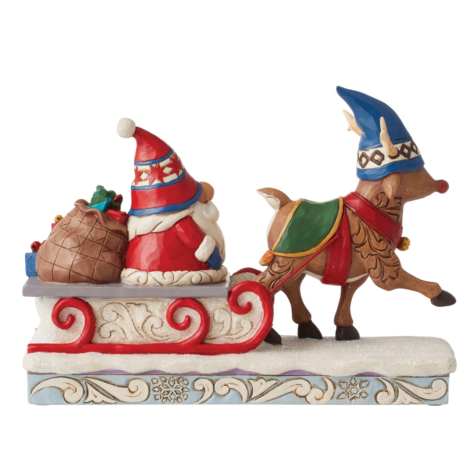 Jim Shore Heartwood Creek "Traveling Toward Christmas" Figurine, 8.5"