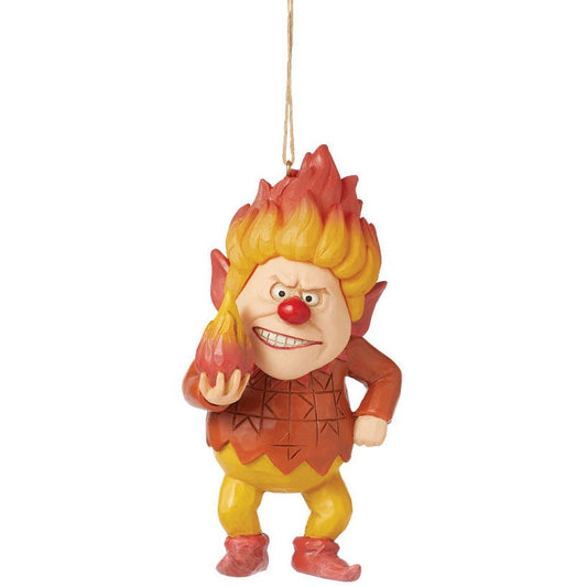Jim Shore Heat Miser Holding Fireball Ornament, 4.33"