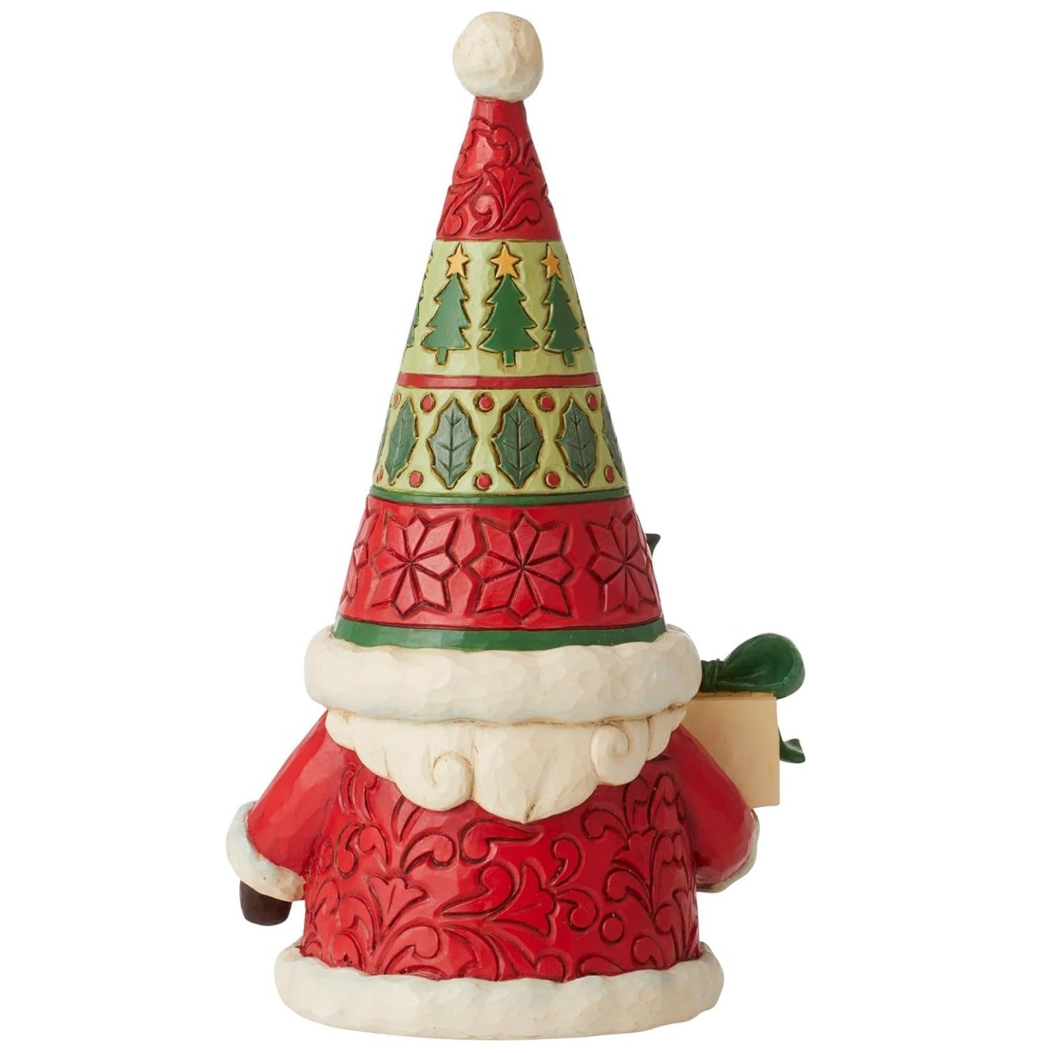 Jim Shore "Just BeClause!" Santa Gnome Holding Gifts Figurine