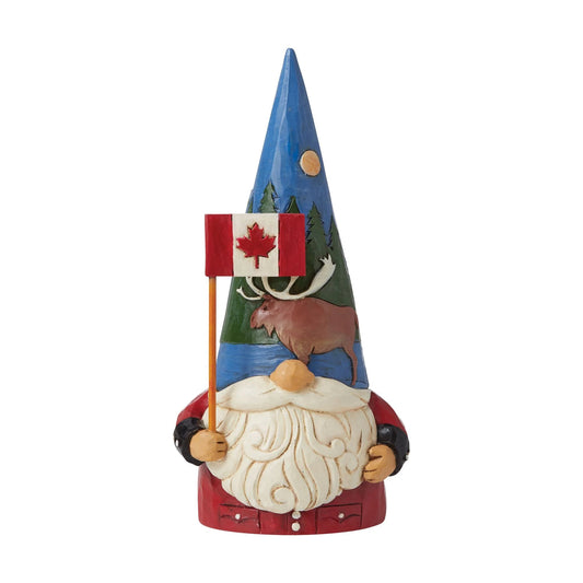 Jim Shore "O Canada, My Gnome Forever" Canadian Gnome Figurine