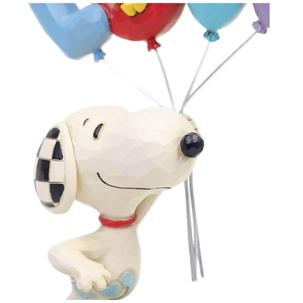 Jim Shore Peanuts Snoopy with Love Balloon Figurine, 7.5"