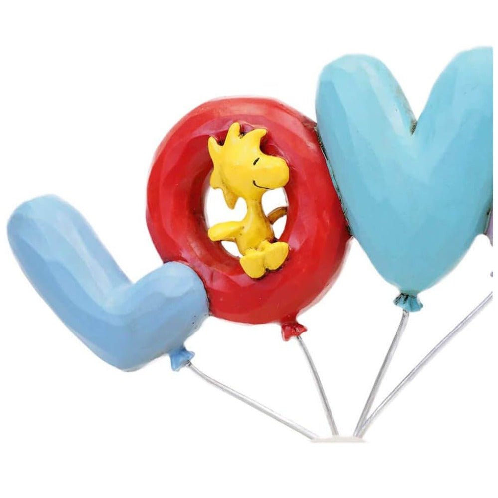 Jim Shore Peanuts Snoopy with Love Balloon Figurine, 7.5"
