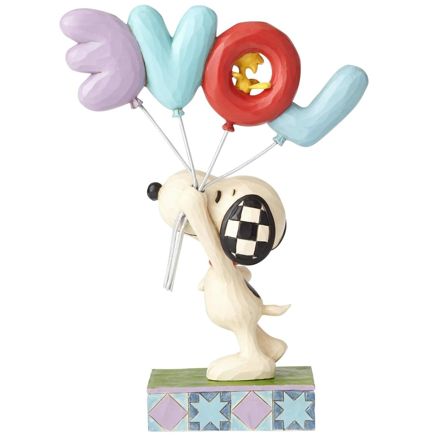 Jim Shore Peanuts Snoopy with Love Balloon Figurine, 7.5"