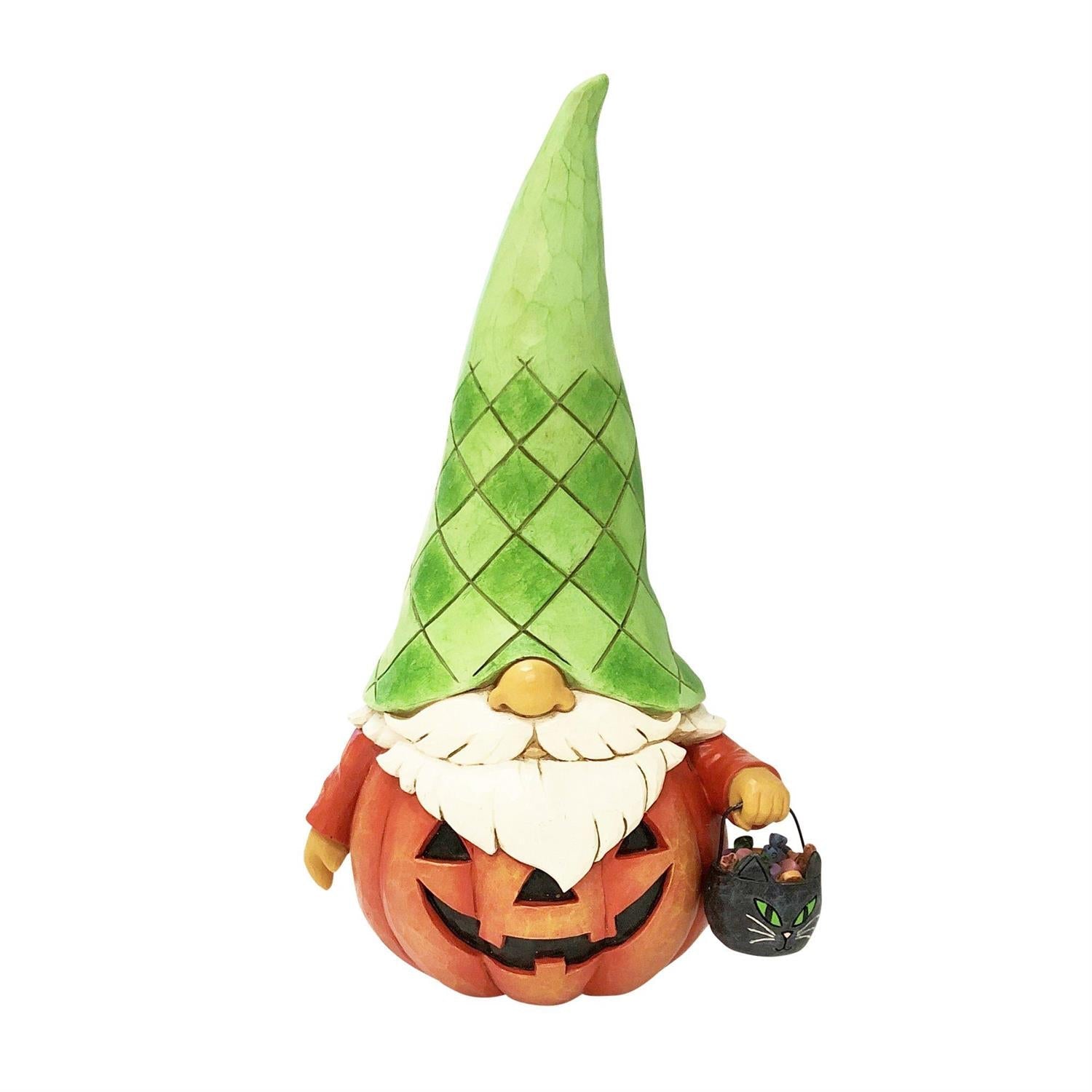 Jim Shore "Pick of the Patch!" Halloween Gnome Pumpkin Figurine