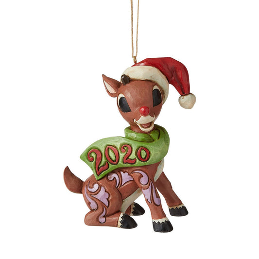 Jim Shore Rudolph The Red Nosed Reindeer 2020 Christmas Ornament
