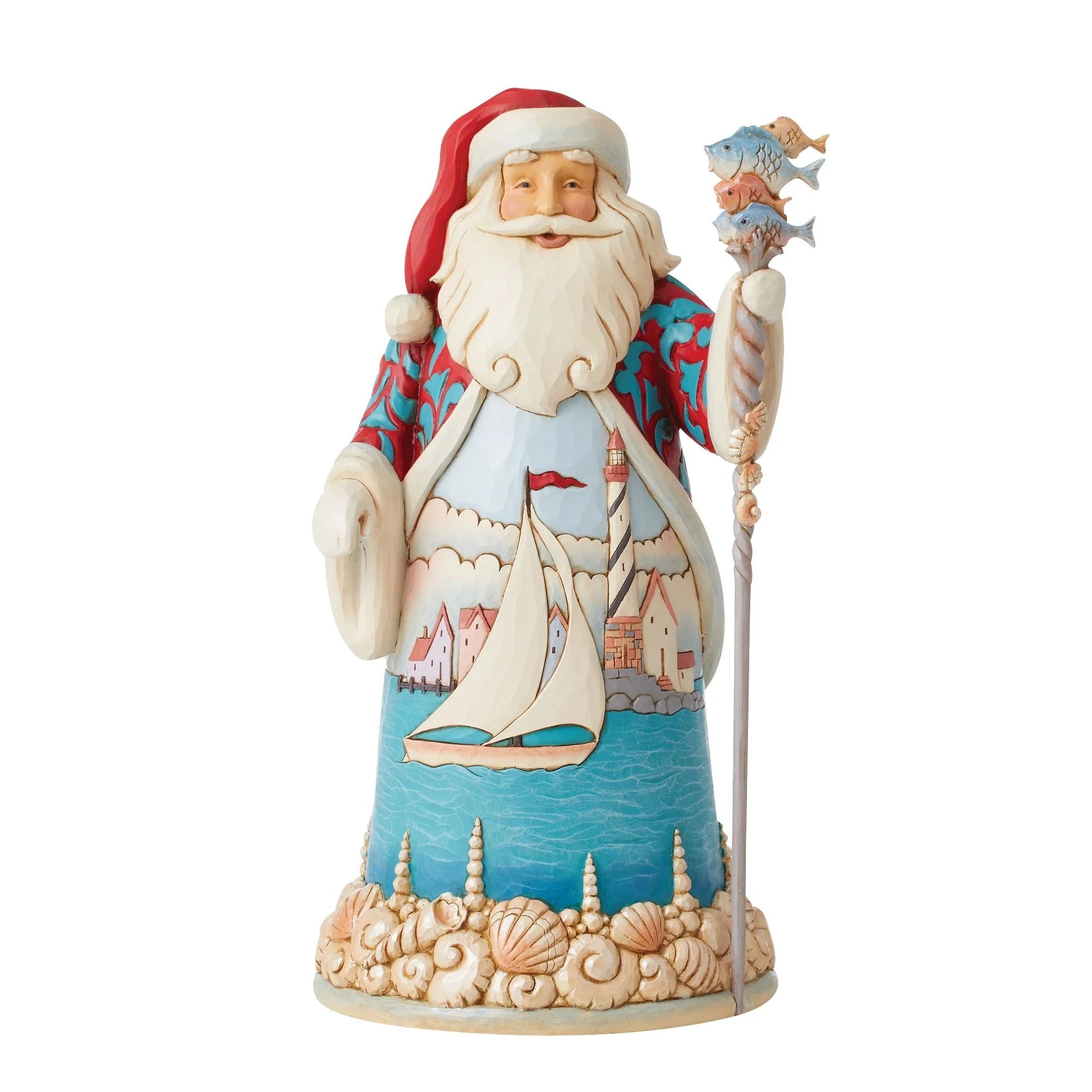 Jim Shore "Sailing Santa" Coastal Santa Figurine