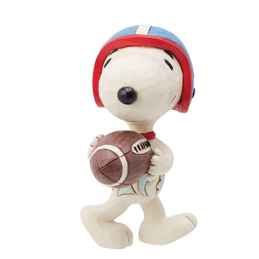 Jim Shore Snoopy Football Mini Figurine