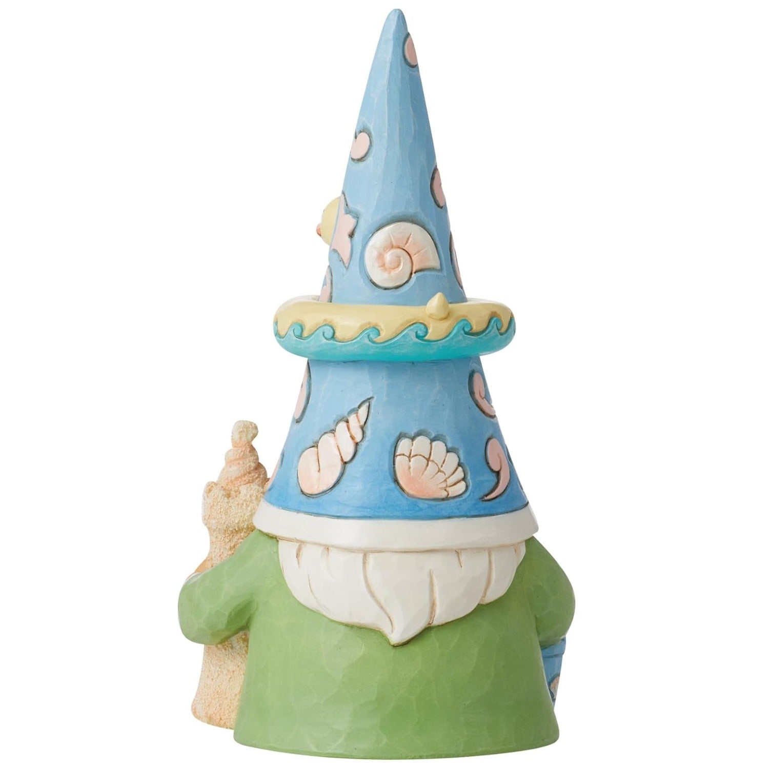 Jim Shore "The Beach Is Calling" Coastal Gnome and Sandcastle Figurine
