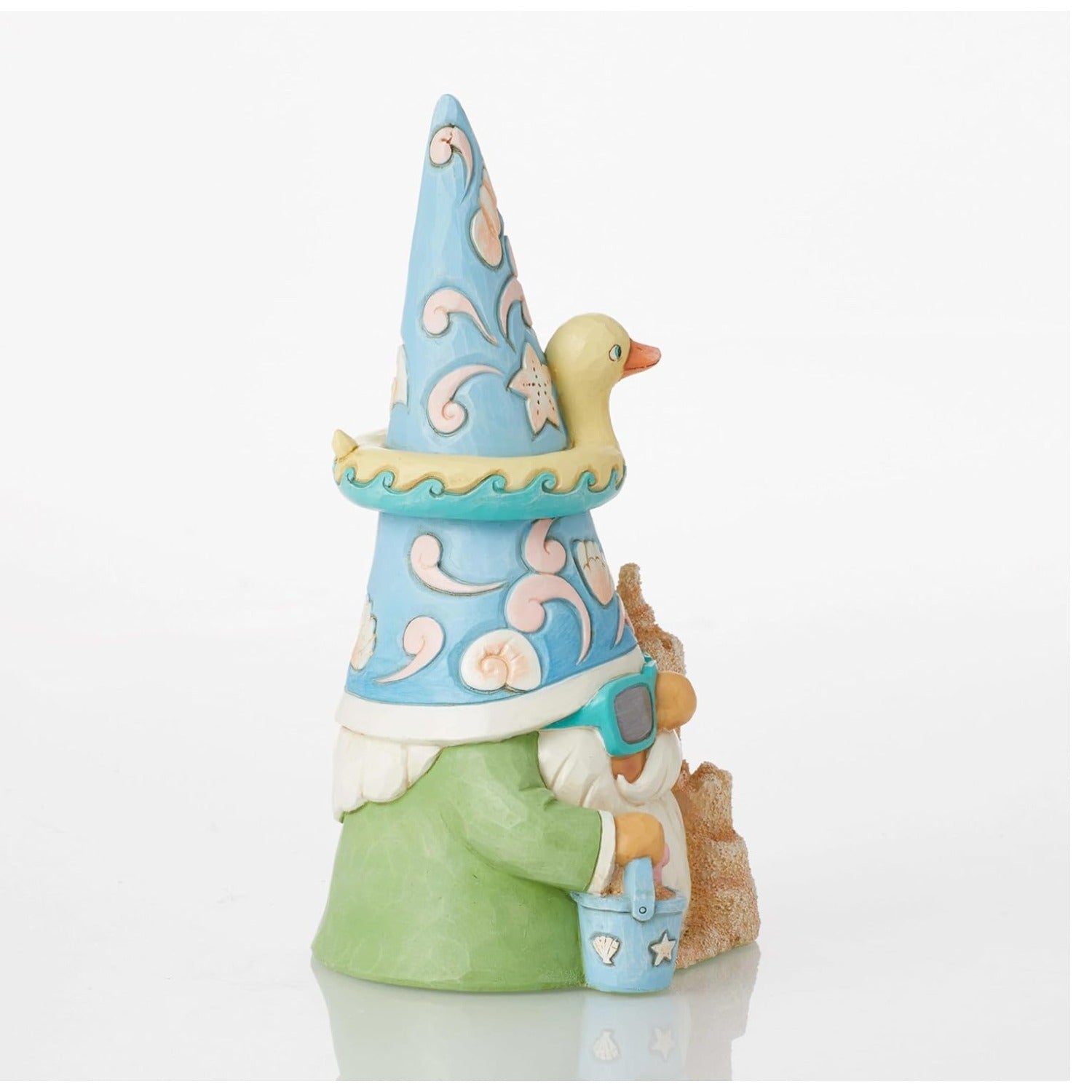 Jim Shore "The Beach Is Calling" Coastal Gnome and Sandcastle Figurine