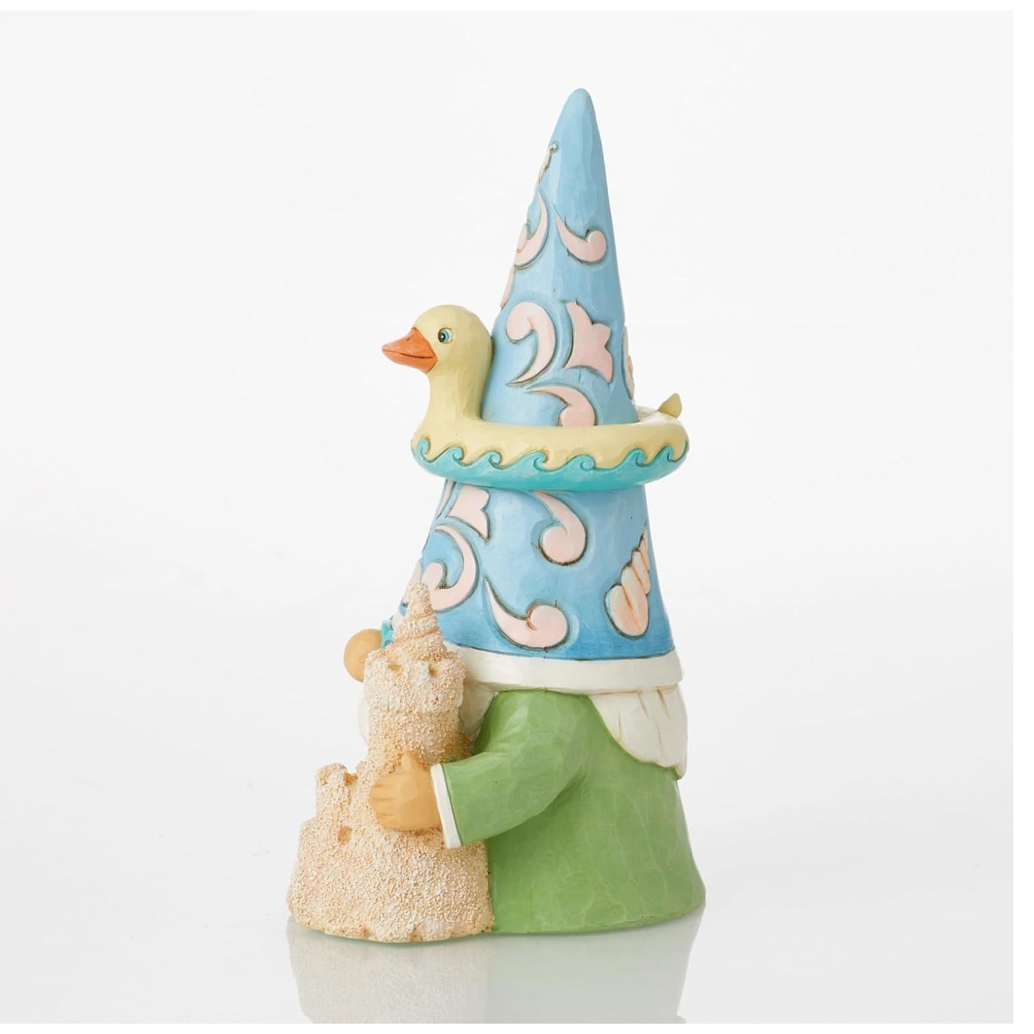 Jim Shore "The Beach Is Calling" Coastal Gnome and Sandcastle Figurine