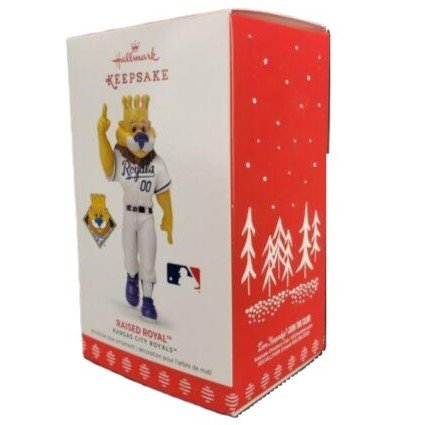 Kansas City Royals Raised Royal Mascot Sluggerrr Keepsake Ornament