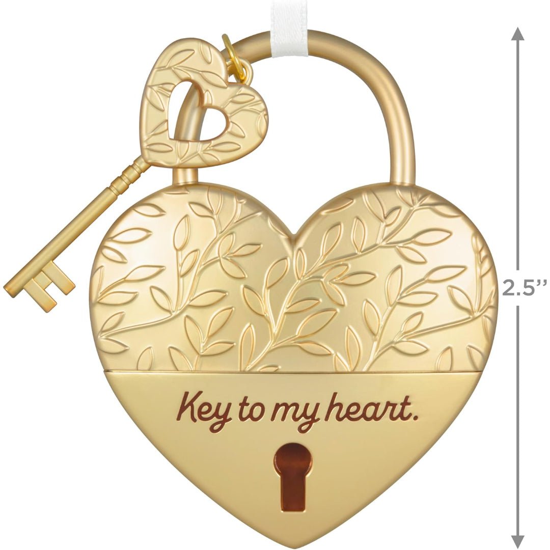 Key to My Heart 2025 Keepsake Ornament