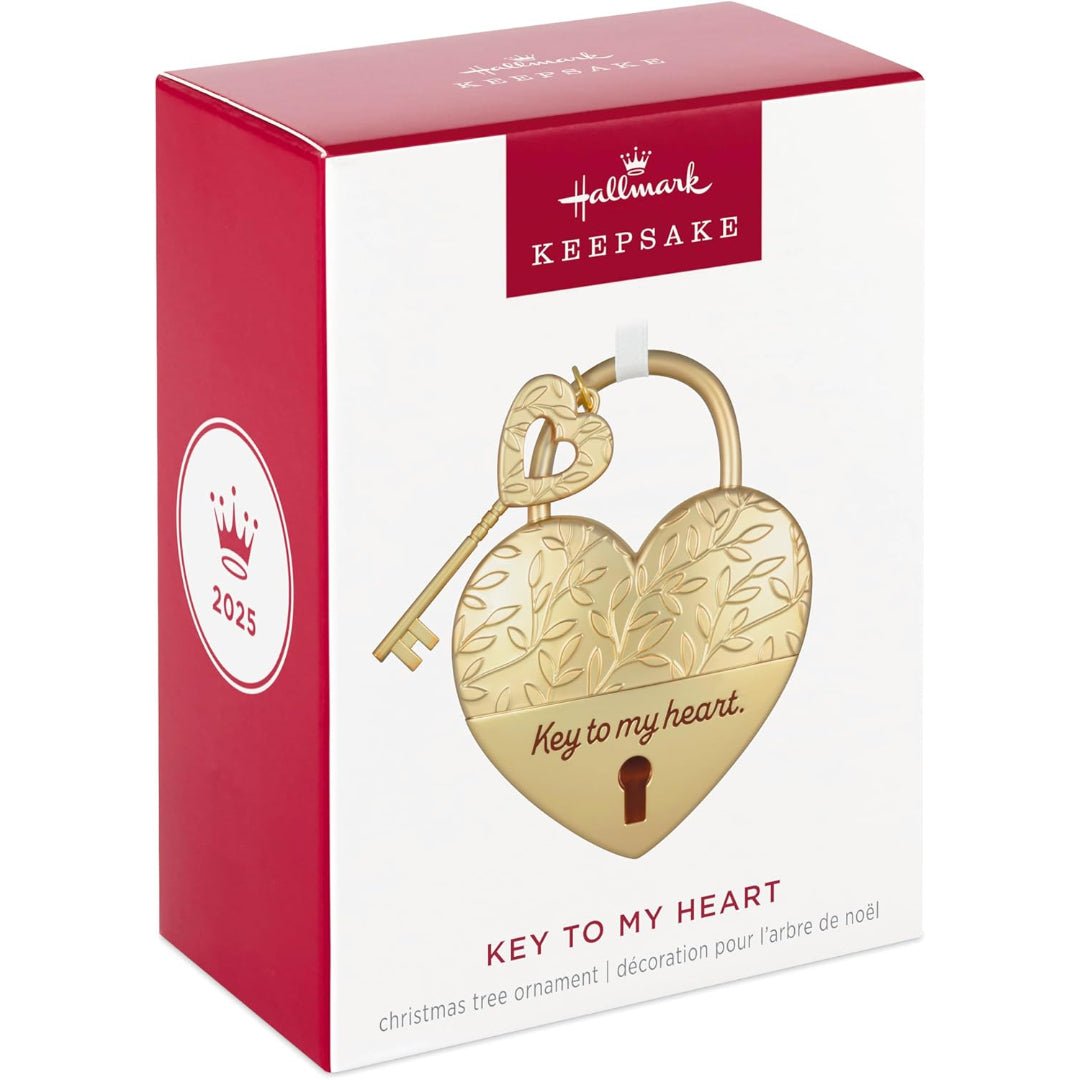 Key to My Heart 2025 Keepsake Ornament