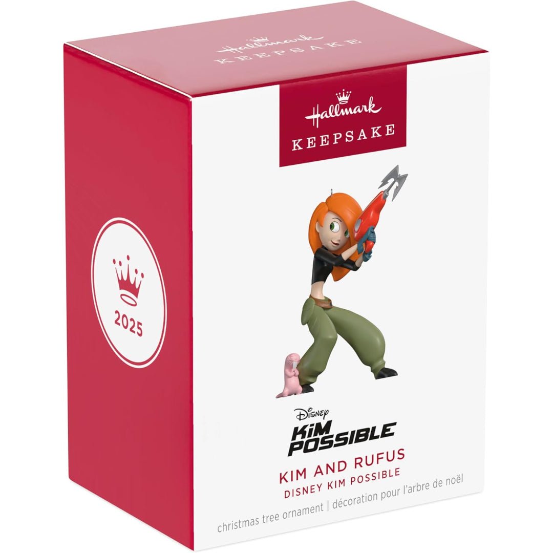 Kim and Rufus Disney Kim Possible 2025 Keepsake Ornament