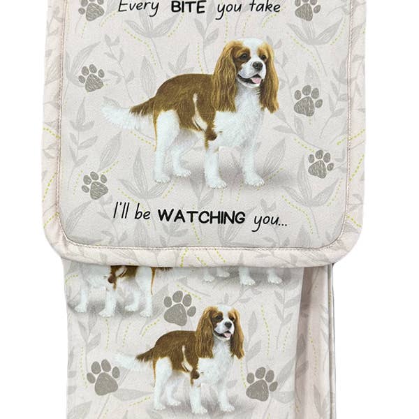 King Charles Cavalier Oven Mitt Set