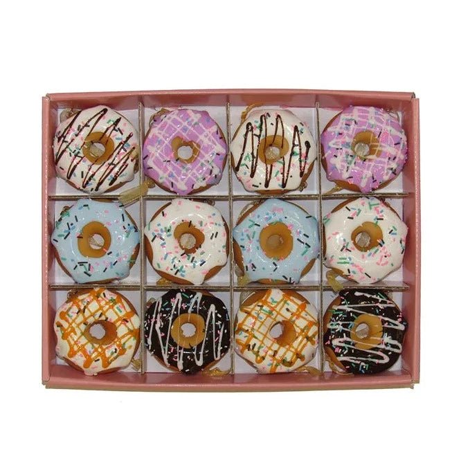 Kurt Adler A Box of Donut Ornaments (Set of 12)