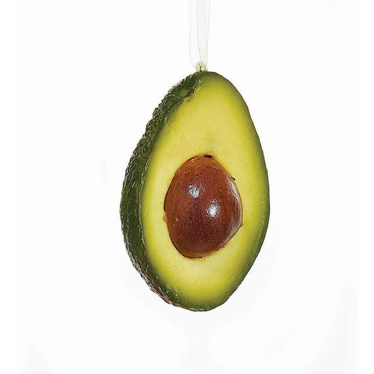 Kurt S. Adler Avocado Ornament, 3.94", Green