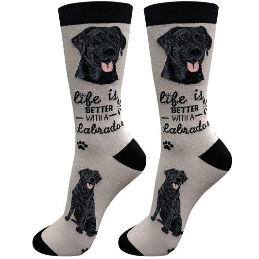 Labrador Black Socks