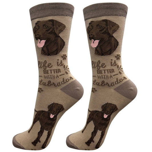 Labrador Chocolate Socks