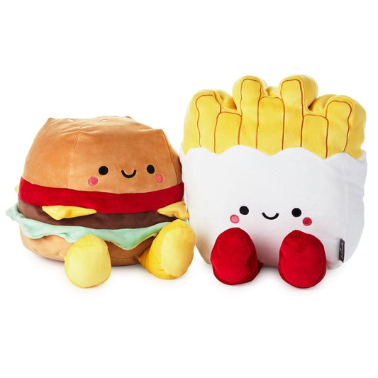 Large Better Together Burger and Fries Magnetic Plush, 10.25"