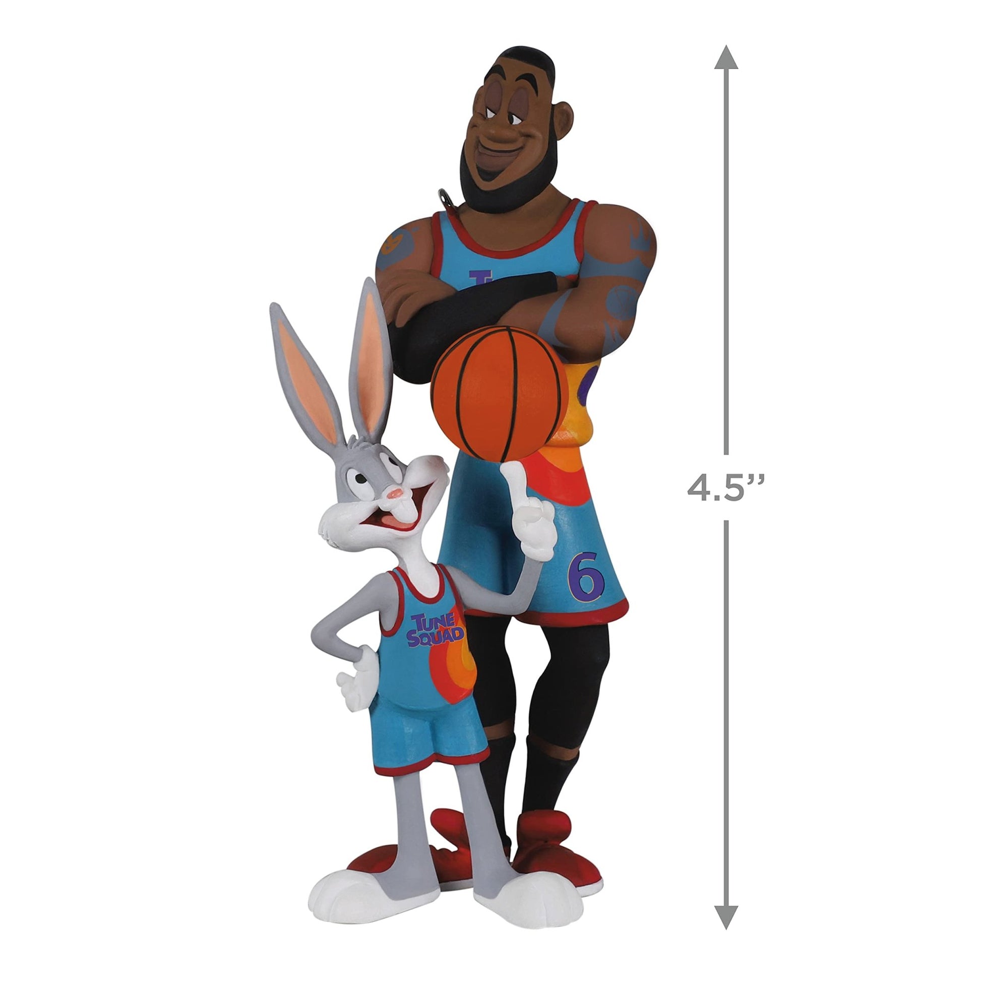 Lebron James and Bugs Bunny, Space Jam: A New Legacy, 2021 Keepsake Ornament