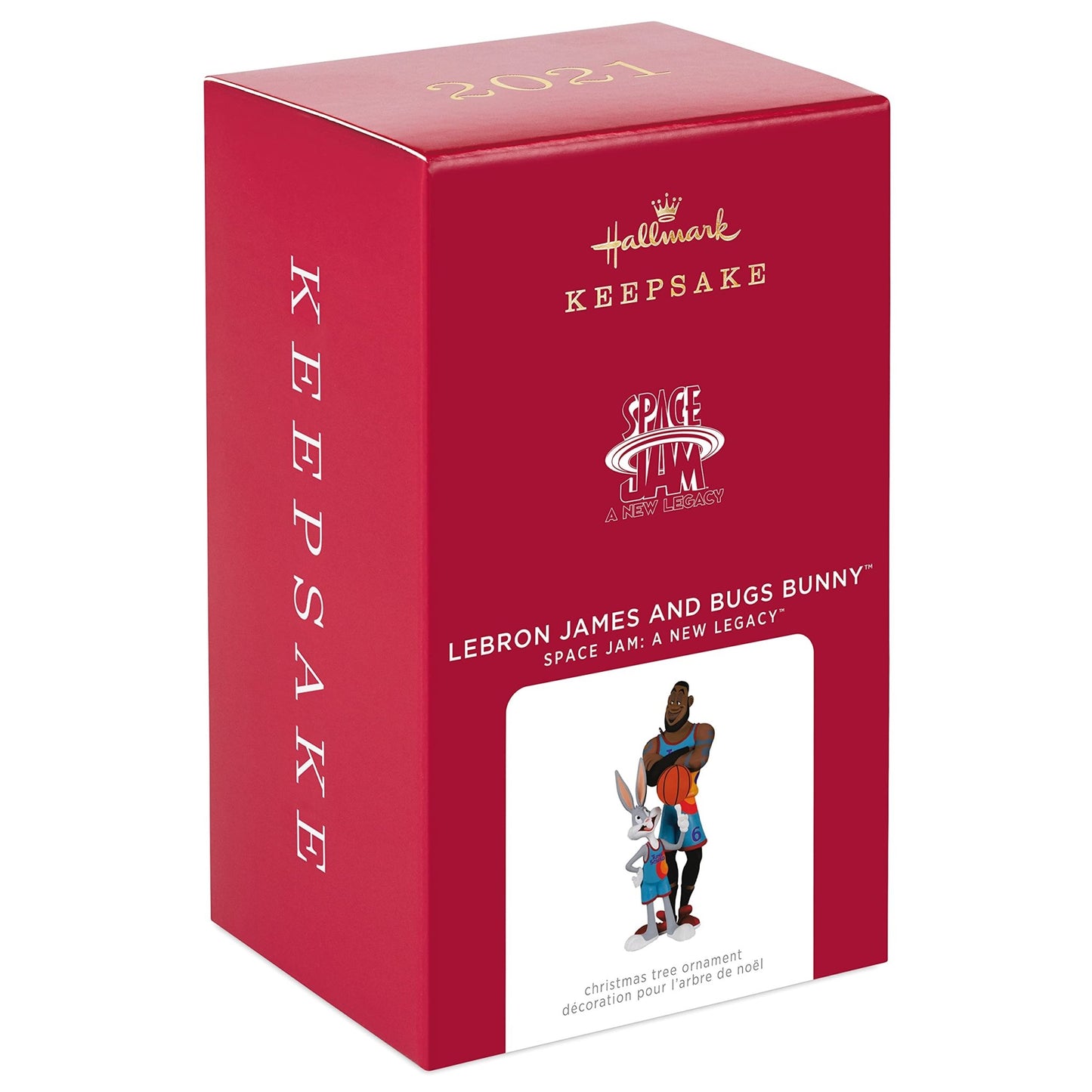 Lebron James and Bugs Bunny, Space Jam: A New Legacy, 2021 Keepsake Ornament